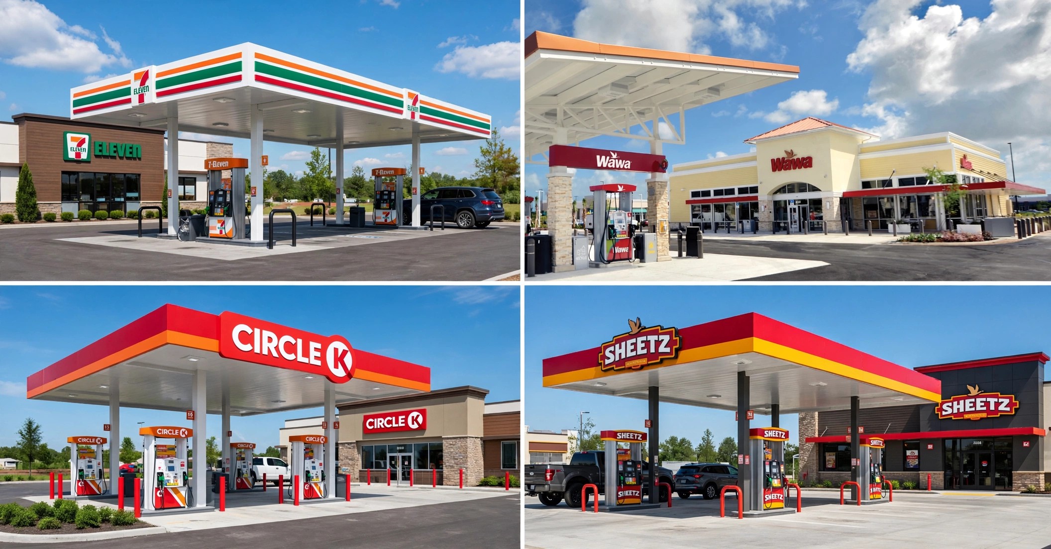 gas stations